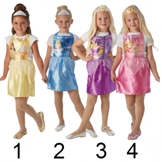 Disney Princess Udklædningskjoler str 96 til 123cm