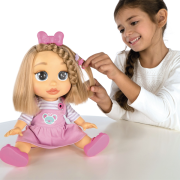 Baby Wow Mia interaktiv dukke med hår der vokser