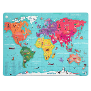 Topbright World Map puslespil i globus med 63 brikker
