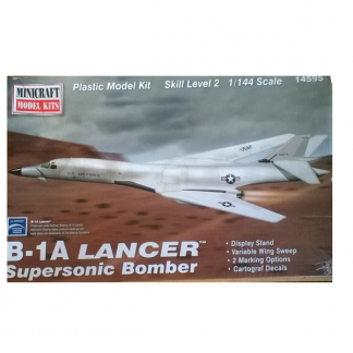 Minicraft 14595 B-1A Lancer - Supersonic Bomber 2 Versioner 1:144 