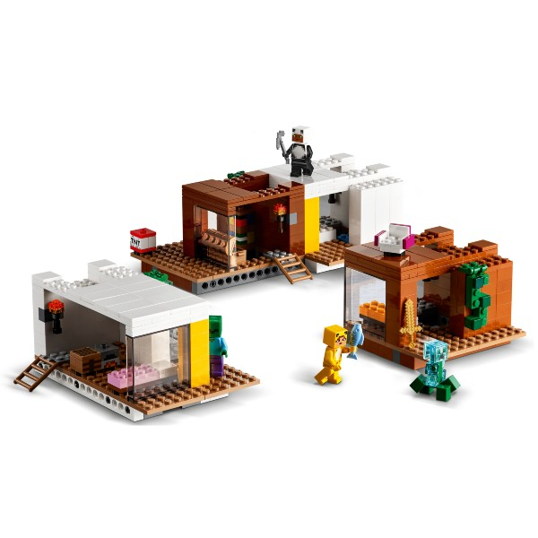 Lego 21174 Det Moderne Trætophus. Sættet mange fede tilbehør såsom møbler og sengetøj .