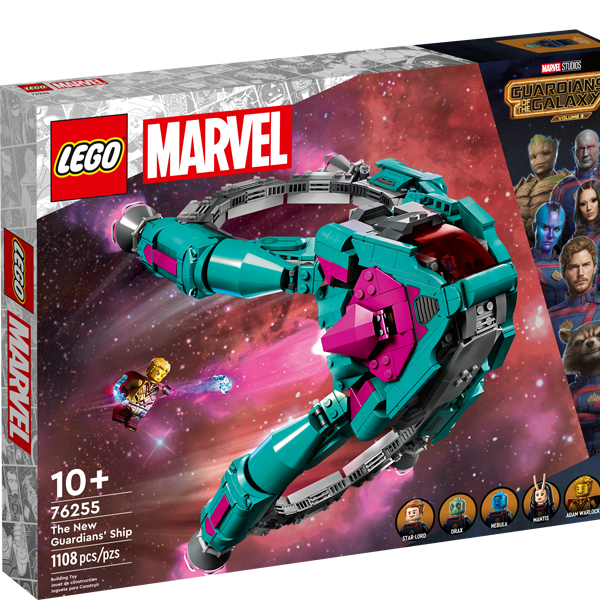 Lego 76255 Marvel Det nye Guardians-rumskib. Byggeklodser legesæt til børn fra år.