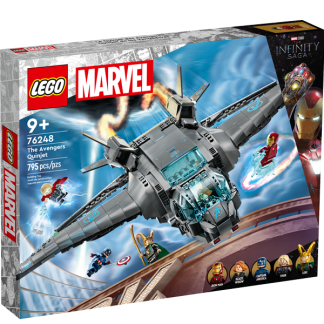 Lego Marvel 76248 Avengers quinjet rumskib