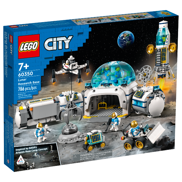 City 60350 måneforskningsbase byggelegetøj med dele