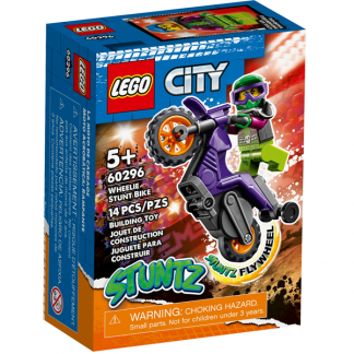 LEGO City 60296 Wheelie-stuntmotorcykel