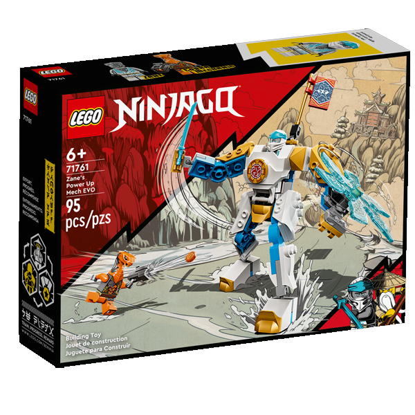Der er behov for helbrede kollidere Tag din Ninjago kampe til nye højder med LEGO Ninjago 71761 Zanes  power-robot EVO