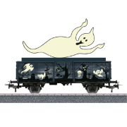 Märklin 44234 - Spøgelses vogn med selvlysende spøgelser og lyd