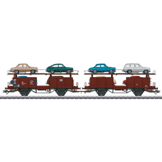 Märklin 46129 H0 Vognsæt med 2 forskellige autotransportvogne 