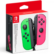 Nintendo Switch JoyCon Controller Sæt Neon Grøn og Pink
