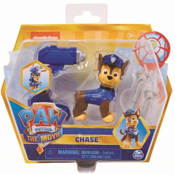 Kontoret konkurrence barndom Paw Patrol The Movie legetøjsfigur Chase med rygsæk med skyder