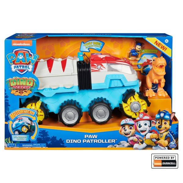 Stedord øst subtropisk Paw Patrol Dino Køretøj er det første motoriserde paw patrol legetøj i den  populære serie med masser af gode tilbud