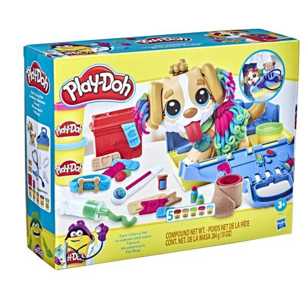 Play-Doh modellervoks til børn år. Dyrelæge legesæt.