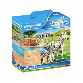 Playmobil 70356 Zoo Zebraer med Føl
