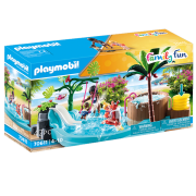 Playmobil 70611 Børnepool med rutsjebane og vandpumpe