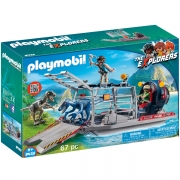 Playmobil 9433 Propelbåd med Dinobur
