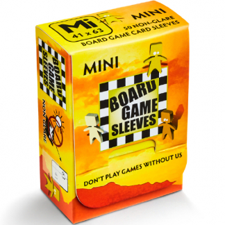 Board Game Sleeves Non-Glare Mini 41x63mm 50stk
