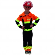Dansk Brandmandsuniform 5-8 år