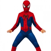 Spiderman Udklædning Str. Large