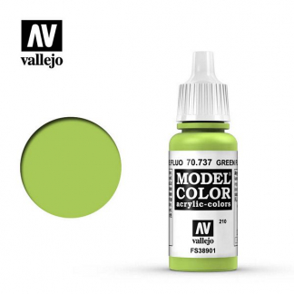 210u Vallejo 70.737 Green Flourescent 17 ml